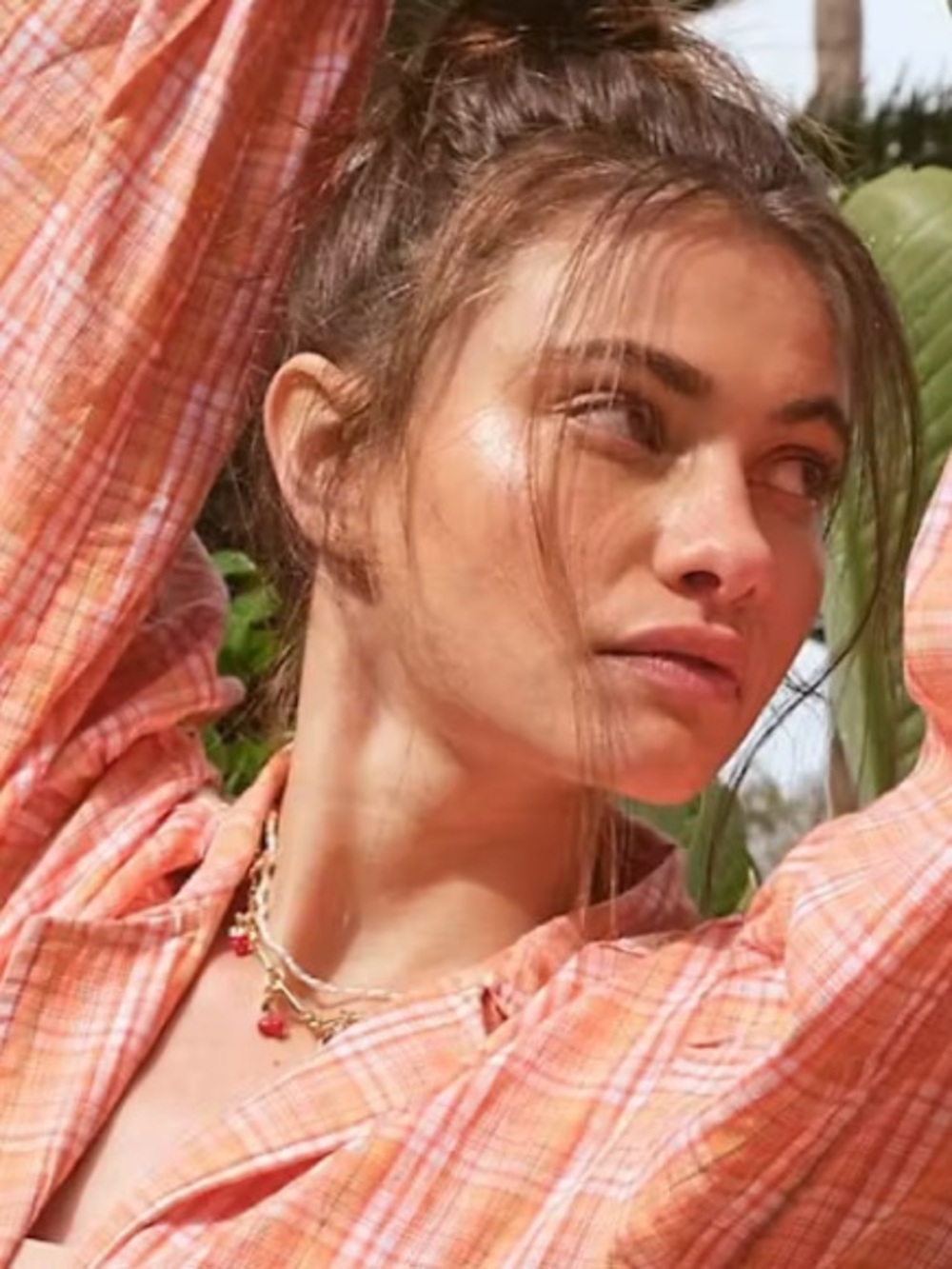 NWT Free People Amalfi Fruit Charm Gold Chain Necklace